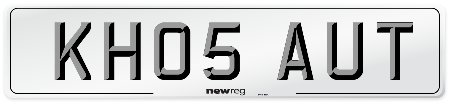KH05 AUT Number Plate from New Reg